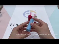 Золото пустой трубки губной помады трубок бальзама губы трубки губной помады оптовой штейновое розовое video