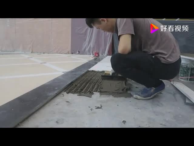 quartz tile assembling method