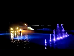 18W RGB IP68 Waterproof Led Fountain Lights SS316L DMX512