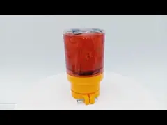 Red / Yellow Flashing Solar Traffic Warning Light