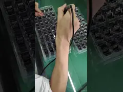 China Custom 180 Degree Top Entry EMI 8P8C RJ45 Jack Cat 5 Ethernet Connector With POE supplier