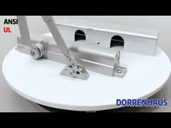 Регулируемая запирая на задвижку огнеупорная регулируемая дверь UL - более близкая video