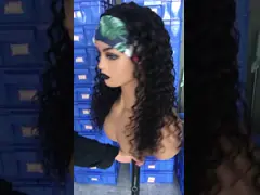 100% Virgin Human Hair lace front wig