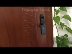 Экстерьер замка отпечатка пальцев безопасности, автоматическая система замка РФИД video