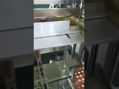 Заклеивание угловых изделий с горячей плавильной лентой / клейкой ПВХ уплотнительной лентой video