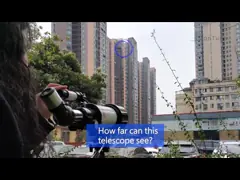 Телескоп рефлектора профессионального 750x замечания астрономический 150mm для предаваться мечтам video