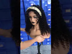 100% Virgin Human Hair lace front wig