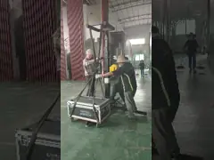 ферменная конструкция складчатости башни элеватора высоты 6m для вися линии диктора video