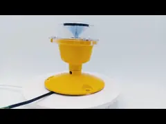 Низкие воздушные судн интенсивности 32.5cd красные устойчивые горящие привели света video