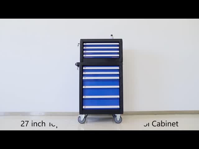 Customized Color Storage Metal Tool Cabinets On Wheels With 6 Drawers