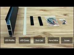 Алюминиевый профиль приведенный для линейного привесного освещая алюминиевого штранг-прессования video