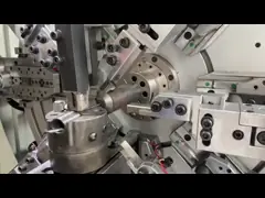 Camless 360 Degree Rotary 4mm Wire CNC Spring Machine video