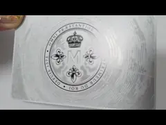 Нержавеющая сталь печатая восхитительным вытравленные металлом визитные карточки video