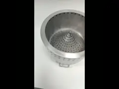 Яма огня лепешки джинов пламени нержавеющей стали 400mm деревянная/вокруг на открытом воздухе располагаясь лагерем ямы огня video