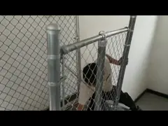 Гальванизированные рулоны ткани экрана уединения загородки звена цепи 900ММ кс 50ММ кс 2.5ММкс25М video