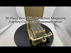 China Small Size One Pair STB Module Drop Wire Quick Connect Module With Protection supplier