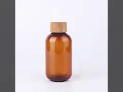 Естественная экологическая бамбуковая косметика стеклянной бутылки с бамбуковой крышкой и опарником упаковывая TZ-44Q video