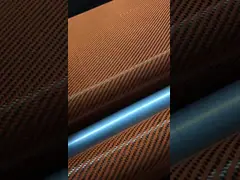 C03K15T-195-orange carbon fiber & aramid fiber hybrid fabric twill