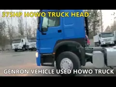 Genron Vehicle--Used 6x4 HOWO Truck Head 2014 Year With 375hp Euro 3 Engine Export for Afirca