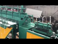 машина загородки звена цепи 9.5kw 2.0m 1.4mm полностью автоматическая video
