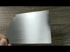 Красочная вытравляя почищенная щеткой толщина визитной карточки 0.25mm металла video