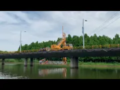 Евро ВИ 450ХП Вольво под тележкой осмотра моста, оборудованием осмотра моста video