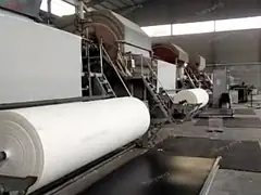 Машины для изготовления бумаги для кухонных полотен 2880 мм Топ-рейтинг 15T/D туалет video