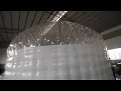 шатер иглу Pvc 0.55mm раздувной для на открытом воздухе наблюдает звездами video