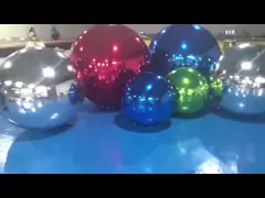 Шарик зеркала двойного слоя украшения свадебного банкета раздувной video