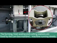 160R 20 ~ 50 раз / мин термоформовочная машина для упаковки таблеток или капсул в блистерную упаковку video