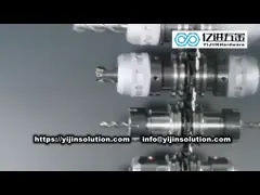 Yijin микро- подвергая механической обработке анодируя части CNC подвергая механической обработке video