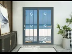 High quality Powder Coated Aluminum Profiles Aluminum Sliding Doors provider from China