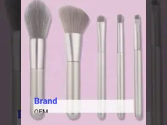 Щетки макияжа ручки профессионального учреждения деревянные для ежедневных применений video