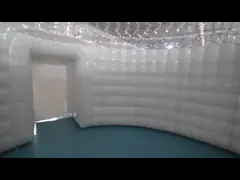 Прозрачного половина шатра иглу рождества PVC 6m раздувного video