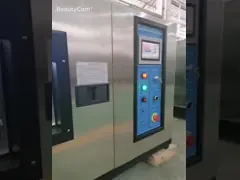 Небольшой стиль ТЭМИ880 экрана касания аппаратуры 100Л ЛКД теста влажности температуры video