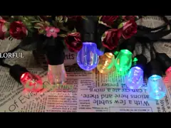 Света 48ft приведенные шарика светов строки шарика RGBW на открытом воздухе покрашенные video