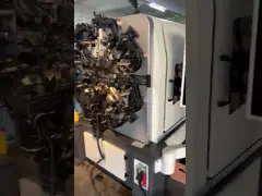 4mm Cam Wire Rotary Spring Forming Machine With Spinner Easy To Operate video