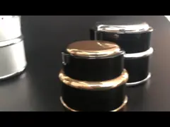 Двойная стена 1.8oz опарникы образца лосьона 50 граммов пластиковые video