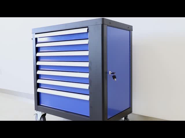 Middle Heavy Gauge Mechanics Roller Cabinet , Mobile Metal Tool Chest On Wheels