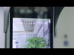 Терминал распознавания лиц Линукса Ip65 с измерением температуры video