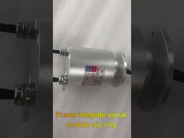 High Voltage Profibus Signal Slip Ring With 630V Combine Conductive Collector