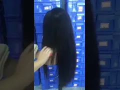 No Tangling 30'' 250g Straight Full Lace Human Wigs