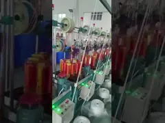 Машина замотки пряжи шить потока 2 катушк голов video