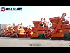 Машина конкретного смесителя JZC350 15m3/H мини портативная с насосом video