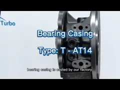 Турбонагнетатель T- /T- AT14 с водяным охлаждением корпуса подшипника Turbo Высокий коэффициент давления Макс. 5.0 для морских двигателей video