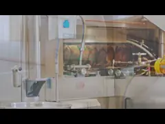 89 Pişirme Tabakları 9m Otomatik Pres Gofret Sepeti Makinası