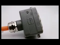 Security Wiring Harness With HanB 10B IP65 Panel Aluminum Connector video