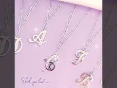Diamond Studded Gothic 26 PCS Alphabet Letter Pendant