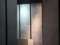 Фарфора размера Bathroom 24x48 брекчии свет финиша Matt взгляда каменного кафельный мраморный - серый цвет video