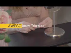 Мини белый красный открытый триммер брови шва 3.7V электрический video